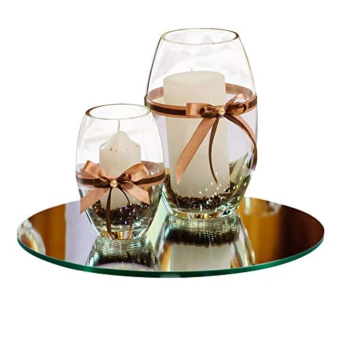 Round Glass Mirror- 10" Home/Centerpiece - 1/4" Thick - Flat Polished 2 Round Glass Mirror- 10" Home/Centerpiece - 1/4" Thick - Flat Polished - Image 2