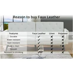 Naomi Home Jolene Tufted Split Back Futon, Mid Century Convertible Sofa Bed For Small Rooms, Faux Leather Couch, Perfect For Your Modern Living Room- Caramel, Faux Leather 13 Naomi Home Jolene Tufted Split Back Futon, Mid Century Convertible Sofa Bed For Small Rooms, Faux Leather Couch, Perfect For Your Modern Living Room- Caramel, Faux Leather -Safavieh Furniture 4115p7AQLXL