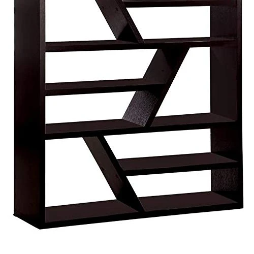 Furniture Of America Kamloo Display Shelf, Espresso 4 Furniture Of America Kamloo Display Shelf, Espresso - Image 4