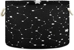 ALAZA Tropical Palm Tree Jungle Leaf Green Large Storage Laundry Basket With Handles For Blanket Towels Nursery Hamper Bin 20" X 20" X 14" -Safavieh Furniture 411AA4rcc0L. AC