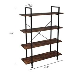 GENERIC 4-Tier Industrial Ladder Shelf Bookcase Storage Rack Shelves Vintage Home Office Mikalo Ladder Shelf Decorative Ladder Decorative Shelves 5 GENERIC 4-Tier Industrial Ladder Shelf Bookcase Storage Rack Shelves Vintage Home Office Mikalo Ladder Shelf Decorative Ladder Decorative Shelves -Safavieh Furniture 411Fr9TfQdL