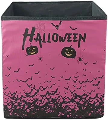 Dremagia Collapsible Storage Bin Box Large Open Toy Chest Cube Organizer, Boo Halloween 13 X 13 Inch 8 Dremagia Collapsible Storage Bin Box Large Open Toy Chest Cube Organizer, Boo Halloween 13 X 13 Inch - Image 8