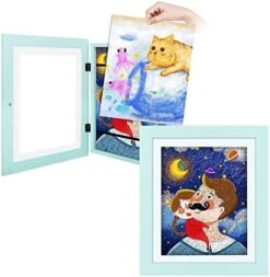 ROFISH Artwork Frame Childs Picture Storage Frame Kids Art Display For Wall Document Projects Storage Case Gifts For Children, Friends (Color : Gold) -Safavieh Furniture 4128wxXMQBL. AC