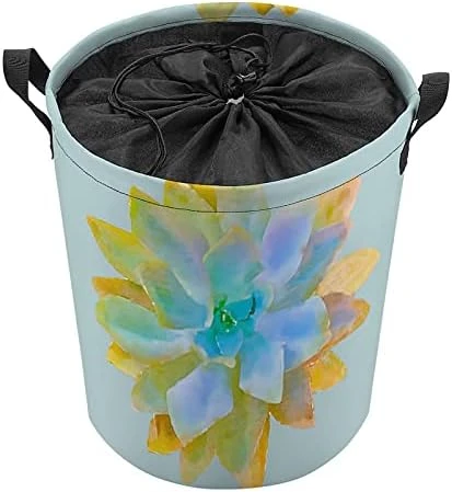 Elegant Eucalyptus Greenery Laundry Baskets, Collapsible Hamper Storage With Handle, Oxford Cloth Laundry Hamper,For Toy Organizer Bins,Gift Baskets, Bedroom, Clothes, Nursery,Kids,Boys 13 Elegant Eucalyptus Greenery Laundry Baskets, Collapsible Hamper Storage With Handle, Oxford Cloth Laundry Hamper,For Toy Organizer Bins,Gift Baskets, Bedroom, Clothes, Nursery,Kids,Boys - Image 13