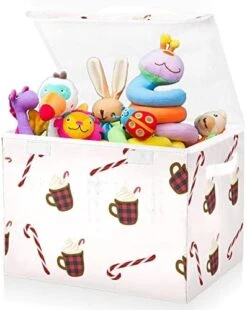 FULUHUAPIN Snowflake Pretty Pattern Toy Storage Box Chest With Lid, 16.5"x12.6"x11.8" Sturdy Toys Organizer Boxes Bin Baskets For Boy, Girl, Nursery, Closet, Bedroom, Playroom 21011152 19 FULUHUAPIN Snowflake Pretty Pattern Toy Storage Box Chest With Lid, 16.5"x12.6"x11.8" Sturdy Toys Organizer Boxes Bin Baskets For Boy, Girl, Nursery, Closet, Bedroom, Playroom 21011152 -Safavieh Furniture 412gRBm8tJL. AC
