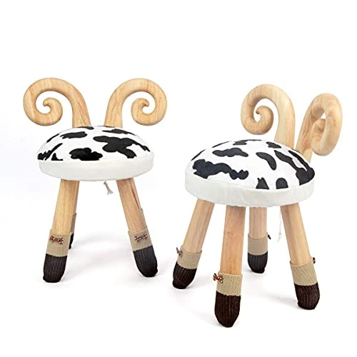 Wooden Toddler Chair, Naturally Finished Solid Hardwood,Kids Stool Chair, Handmade, For Playroom, Nursery, Preschool, Bedroom, Kindergarten Eating, Reading, Playing, Boys Girls Age 2+ (1, Sheep Horn) 5 Wooden Toddler Chair, Naturally Finished Solid Hardwood,Kids Stool Chair, Handmade, For Playroom, Nursery, Preschool, Bedroom, Kindergarten Eating, Reading, Playing, Boys Girls Age 2+ (1, Sheep Horn) - Image 5