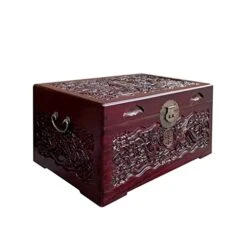 Small Oriental Burgundy Phoenix Dragon Carving Camphor Trunk Table Acs7531 11 Small Oriental Burgundy Phoenix Dragon Carving Camphor Trunk Table Acs7531 -Safavieh Furniture 413SmTcqPFL