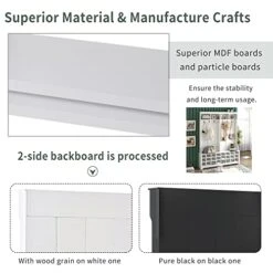 Hall Tree With Bench And Shoe Storage, Entryway Bench With Coat Rack, 24 Shoe Cubby, White 18 Hall Tree With Bench And Shoe Storage, Entryway Bench With Coat Rack, 24 Shoe Cubby, White -Safavieh Furniture 413nKbI6niL