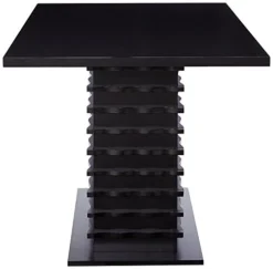 King's Brand Black Finish Wood Wave Design Dining Room Kitchen Table 8 King's Brand Black Finish Wood Wave Design Dining Room Kitchen Table -Safavieh Furniture 414Xqu2sUxL