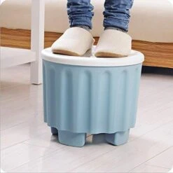 DOUBAO Plastic Storage Stool Multi-Function Overlay Storage Stool Fashion Creative Adult Stool Furniture (Color : D) 14 DOUBAO Plastic Storage Stool Multi-Function Overlay Storage Stool Fashion Creative Adult Stool Furniture (Color : D) -Safavieh Furniture 414wur3DNUL