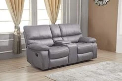 Betsy Furniture Microfiber Reclining Sofa Couch Set Living Room Set 8007 (Grey, Sofa+Loveseat) -Safavieh Furniture 415FDRmJKWL