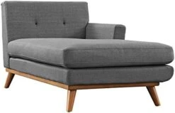 Modway Engage Mid-Century Modern Upholstered Fabric Right-Arm Chaise In Beige 27 Modway Engage Mid-Century Modern Upholstered Fabric Right-Arm Chaise In Beige -Safavieh Furniture 415zCaFW48L. AC