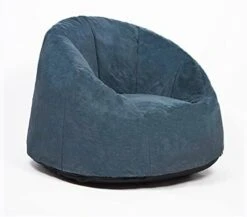 N&V Medium Bean Bag Chair, Adult Size Bean Bag Sack, Foam Filling, Includes Removable And Machine Washable Cover, 37in, Soft Faux Fur (Blue) -Safavieh Furniture 416XztvQMGL. AC