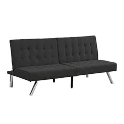 NewCosmos Wood Frame, Stainless Leg, FUTON, Sofa Bed Black 13 NewCosmos Wood Frame, Stainless Leg, FUTON, Sofa Bed Black -Safavieh Furniture 416aIoWuXaL