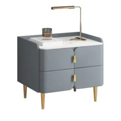 Indoor Bedrooms Nightstand Modern Nightstand With Drawer Square End, Side Table For Bedroom, Living Room, Small Space, Night Stand With Open Shelf Nightstand Side Table ( Color : B , Size : 40*40*47CM