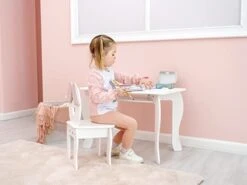 Woodandhearts Montessori Toddler Table And Chair Set Wooden White Angel Toddler Chair And Puzzle Table Gift For 1 Year Old Waldorf Handmade Furniture 15 Woodandhearts Montessori Toddler Table And Chair Set Wooden White Angel Toddler Chair And Puzzle Table Gift For 1 Year Old Waldorf Handmade Furniture -Safavieh Furniture 4177UOeeNoL