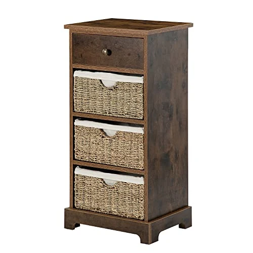 Lydia 4 - Drawer Accent Chest With Removable Woven Baskets 2 Lydia 4 - Drawer Accent Chest With Removable Woven Baskets - Image 2