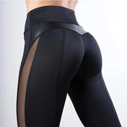 MatureGirl Mesh Sexy Women's Pants Leggings Stitching Sports Yoga Hip-Lifting Yoga Yoga Pants Women's Pants (Black, L) 17 MatureGirl Mesh Sexy Women's Pants Leggings Stitching Sports Yoga Hip-Lifting Yoga Yoga Pants Women's Pants (Black, L) -Safavieh Furniture 417atulwBqL