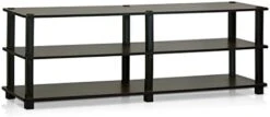 Furinno Turn-S-Tube 3-Tier Shoe Rack, Espresso/Black -Safavieh Furniture 417fDPpWhEL. AC