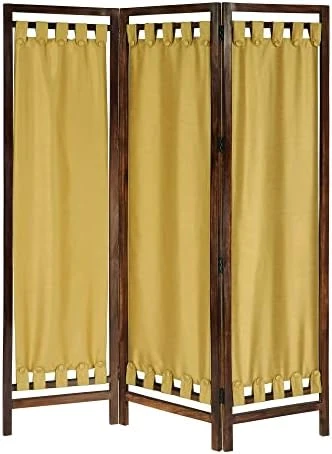 Oom Divider Wood Screen - Ghanti Bells Antique Brown - 4 Panel Folding 72 X 80 - Assembled Hand Carved Decorative Functional Versatile Portable Partition Reversible Privacy Boho - COTTON CRAFT 13 Oom Divider Wood Screen - Ghanti Bells Antique Brown - 4 Panel Folding 72 X 80 - Assembled Hand Carved Decorative Functional Versatile Portable Partition Reversible Privacy Boho - COTTON CRAFT - Image 13