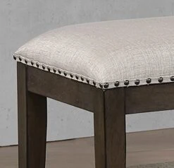 Sunset Trading Cali Bench, Gray Brown -Safavieh Furniture 4180ak3Q2GL 1