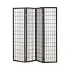 4-Panel Folding Screen Black And White 4624