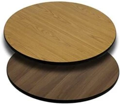 Flash Furniture 3 Pack 30'' Round Table Top With Natural Or Walnut Reversible Laminate Top -Safavieh Furniture 418RTZRQ2hL. AC