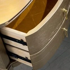 FURUIWUFENG Nightstand Retro Bedside Table Storage Cabinet Living Room Bedroom Bedside Table Storage Cabinet 2 Drawer Small Wood Cabinet End Table -Safavieh Furniture 418dHrIZeRL