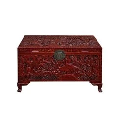 Al Chinese Brown Birds Relief Carving Camphor Trunk Table Acs7525 -Safavieh Furniture 418eXVmyEaL