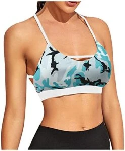 MatureGirl Workout Strap Sport Fashion Back Underwear Bras Women Yoga Lingerie Organic Yoga Bra (Green, S) -Safavieh Furniture 418vRZRoByS. AC 3