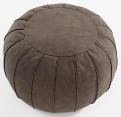 C COMFORTLAND Unstuffed Faux Leather Ottoman Pouf, Round Foot Rest Poof Ottomans, Floor Foot Stool Poufs, Bean Bag Chair Cover With Storage For Living Room, Bedroom, Or Wedding Gifts Orange 23 C COMFORTLAND Unstuffed Faux Leather Ottoman Pouf, Round Foot Rest Poof Ottomans, Floor Foot Stool Poufs, Bean Bag Chair Cover With Storage For Living Room, Bedroom, Or Wedding Gifts Orange -Safavieh Furniture 419IfFdOhbL. AC