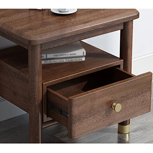 BDDIE Nightstand Bedside Table Home Living Room Bedroom New Chinese Style Small Side Cabinet Bedside Table Storage Cabinet Drawer Storage Cabinet End Table For Bedroom, Living Room, College Dorm 4 BDDIE Nightstand Bedside Table Home Living Room Bedroom New Chinese Style Small Side Cabinet Bedside Table Storage Cabinet Drawer Storage Cabinet End Table For Bedroom, Living Room, College Dorm - Image 4