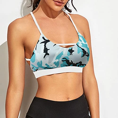 MatureGirl Workout Strap Sport Fashion Back Underwear Bras Women Yoga Lingerie Organic Yoga Bra (Grey, XL) 2 MatureGirl Workout Strap Sport Fashion Back Underwear Bras Women Yoga Lingerie Organic Yoga Bra (Grey, XL) - Image 2