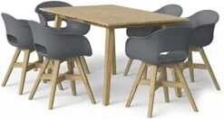 SIMPLIHOME Noreen Square Pouf, Footstool, Upholstered In Light Blue And White Cotton Handloom Woven Pattern, For The Living Room, Bedroom And Kids Room, Transitional, -Safavieh Furniture 41ASButztWL. AC