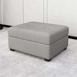 DBHCXD Home Storage Stool Sofa Stool Storage Changing Shoe Stool Sittable Living Room Footrest Tech Cloth (Color : D, Size : 80 * 60 * 41cm)