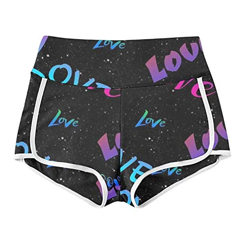 MatureGirl Pants Leggings Strethcy Stretch High Short Printing Women Yoga Waist Yoga Pants Casual Summer Shorts For Women (Multicolor, M) 3 MatureGirl Pants Leggings Strethcy Stretch High Short Printing Women Yoga Waist Yoga Pants Casual Summer Shorts For Women (Multicolor, M) - Image 3