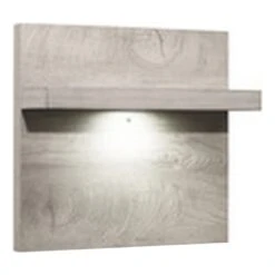 Benjara Aisha 24 Inch 2 Drawer Nightstand Embossed Front Mirror Trim Silver Wood