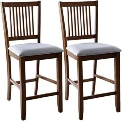 Duhome Wooden Dining Chairs Set Of 2, Farmhouse Kitchen Chairs With Backrest Dining Room Chairs Upholstered Seat Side Chairs For Living Room, White -Safavieh Furniture 41BENQcdNzL. AC
