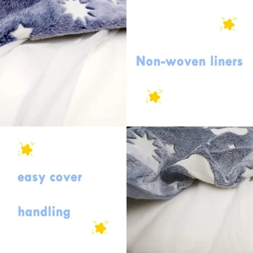 Kids Couch, Glow In The Dark Modular Kids Explore Sofa For Toddler 3 In 1 Fold Out Kids Toddler Sofa, Convertible Plush Toddler Couch With Washable And Durable Covers 5 Kids Couch, Glow In The Dark Modular Kids Explore Sofa For Toddler 3 In 1 Fold Out Kids Toddler Sofa, Convertible Plush Toddler Couch With Washable And Durable Covers - Image 5