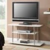 Convenience Concepts Designs2Go 3-Tier Wide TV Stand, White