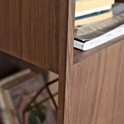 Square Rotating Cabinet Modern Living Room Bedroom Small Side Storage Bedside Table-60 * 32cm (Color : B)(Color:B) -Safavieh Furniture 41BwjvwMRrL