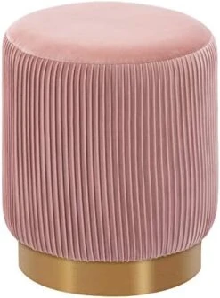 Duhome Modern Round Velvet Ottoman Footrest Vanity Stool Gray 19 Duhome Modern Round Velvet Ottoman Footrest Vanity Stool Gray -Safavieh Furniture 41C0OTYtHyL. AC