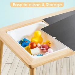 Beright Children's Table, Play Sand Table Indoor Sensory Table, Not With Storage Bin For Kids, Perfect Choice For Christmas Thanksgiving Gift -Safavieh Furniture 41CAwkqwPqL