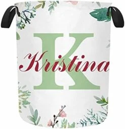 Custom Large Laundry Basket With Name, Personalized Collapsible Laundry Bag For Bathroom Living Room Bedroom Baby Nursery, Foldable Laundry Hamper For Adult Boys Girls Gift 15.7 * 19.6inch -Safavieh Furniture 41Cf9vS5 oL. AC