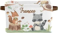 Pink Striped Dancer Girls Personalized Large Storage Box For Toy,Bathroom,Nursery,Home Kitchen Shelves,Custom Closet Decorative Storage Bins 1 Pack -Safavieh Furniture 41Ckbz1U2cL. AC