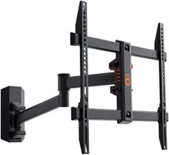 ECHOGEAR Swivel Full Motion TV Wall Mount For TVs Up To 60" - Smooth Extention, Tilt - Wall Template For Easy Install On 1 Stud - After Install Level & Hide Cables With Built-in Cable Management -Safavieh Furniture 41CqxyRDxQL. AC