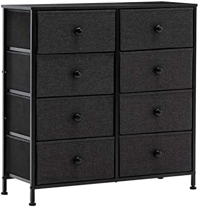 8 Drawers Dresser Organizer, Fabric Storage Tower & Chest For Bedroom Hallway Nursery Entryway With Sturdy Steel Frame Wood Top, Mixed Color 6 8 Drawers Dresser Organizer, Fabric Storage Tower & Chest For Bedroom Hallway Nursery Entryway With Sturdy Steel Frame Wood Top, Mixed Color - Image 6
