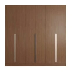 Eldridge Modern Contemporary 4 Drawer Freestanding Bedroom Armoire, 90.5", Maple Cream