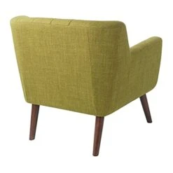 OSP Home Furnishings Arm Chair, 32"W X 28.63"D X 31.63"H, Green -Safavieh Furniture 41DW3WqbIAS