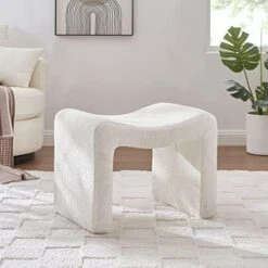 VANOMi Small Footstool Ottoman, Multi-Functional Modern Foot Stool, Sofa Footrest Extra Seating For Living Room, Entryway, Hallways And Bedrooms -Safavieh Furniture 41DXu9RekQL. AC 1